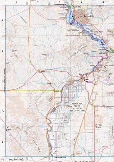 Arizona Atlas & Gazetteer Page 40 Preview 1