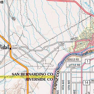 Arizona Atlas & Gazetteer Page 40 Preview 2