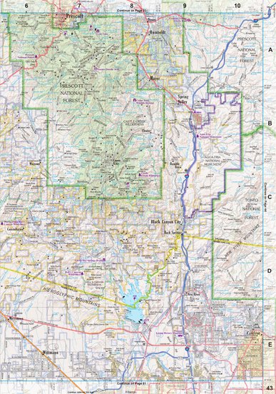 Arizona Atlas & Gazetteer Page 43 Preview 1