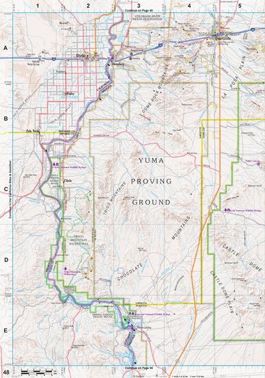 Arizona Atlas & Gazetteer Page 48 Preview 1