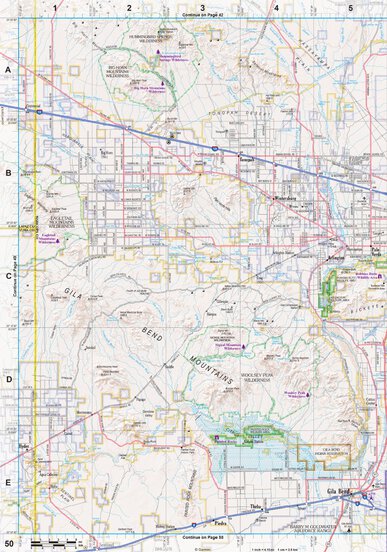 Arizona Atlas & Gazetteer Page 50 Preview 1