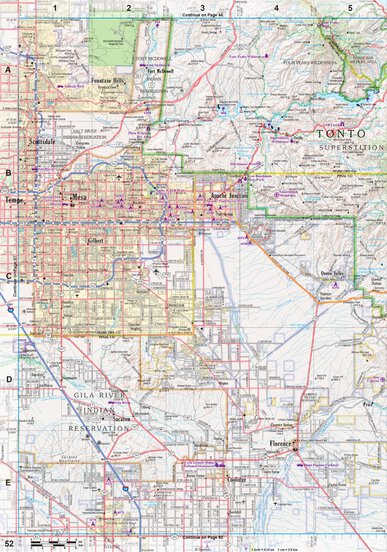 Arizona Atlas & Gazetteer Page 52 Preview 1