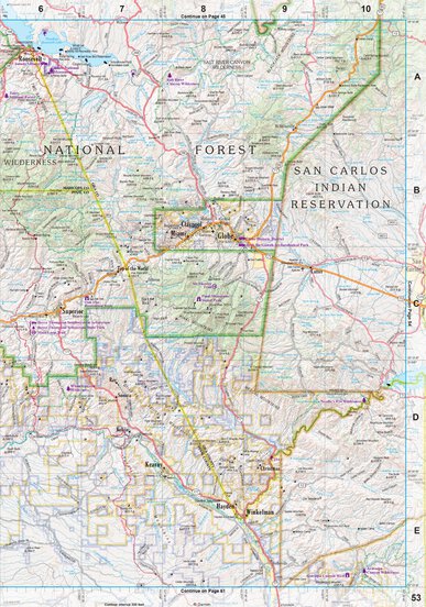 Arizona Atlas & Gazetteer Page 53 Preview 1