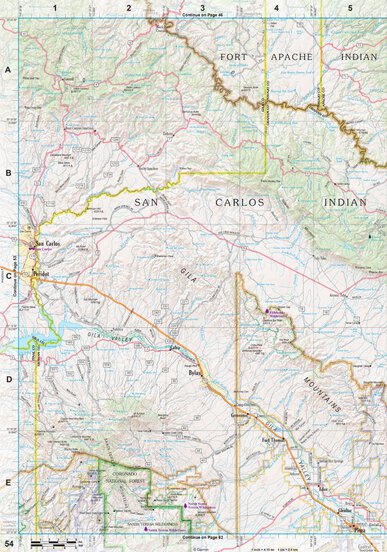 Arizona Atlas & Gazetteer Page 54 Preview 1