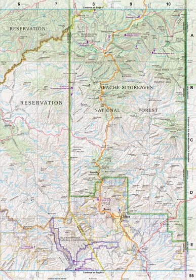 Arizona Atlas & Gazetteer Page 55 Preview 1