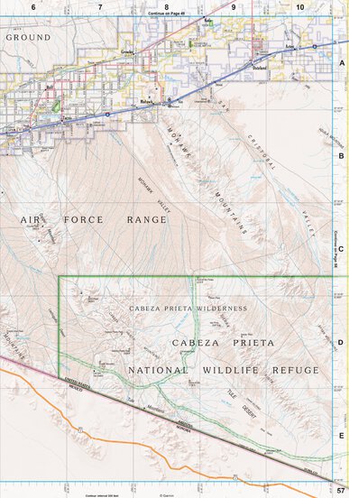 Arizona Atlas & Gazetteer Page 57 Preview 1