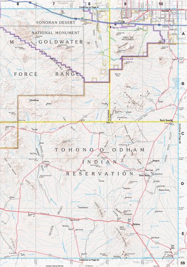Arizona Atlas & Gazetteer Page 59 Preview 1