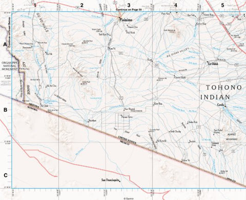 Garmin Arizona Atlas & Gazetteer Page 64 digital map