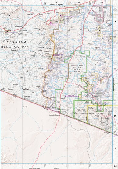 Arizona Atlas & Gazetteer Page 65 Preview 1