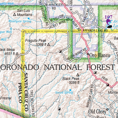 Arizona Atlas & Gazetteer Page 65 Preview 3