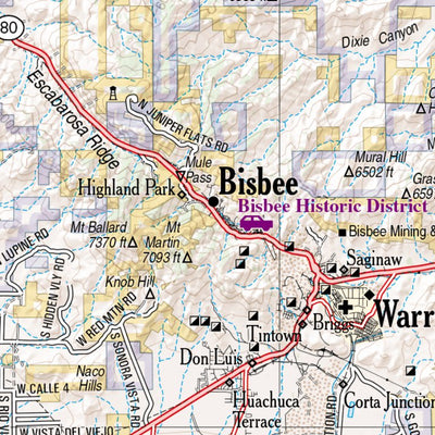 Garmin Arizona Atlas & Gazetteer Page 67 digital map