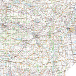 Arkansas Atlas & Gazetteer Oveview Map Preview 1