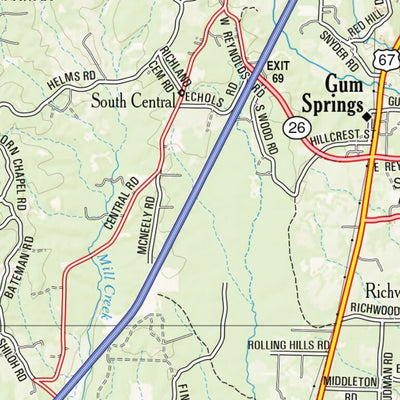 Arkansas Atlas & Gazetteer Page 100 Preview 3
