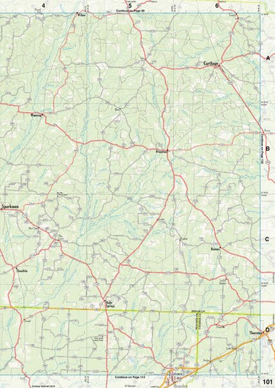 Arkansas Atlas & Gazetteer Page 101 Preview 1