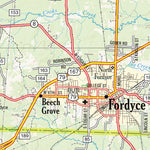 Arkansas Atlas & Gazetteer Page 102 Preview 3