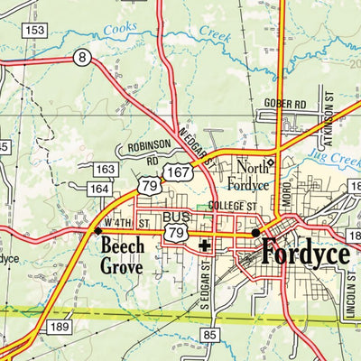 Arkansas Atlas & Gazetteer Page 102 Preview 3