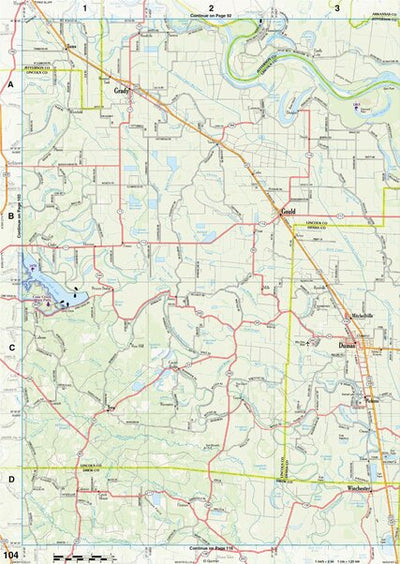 Arkansas Atlas & Gazetteer Page 104 Preview 1