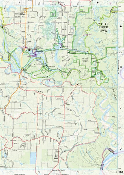 Arkansas Atlas & Gazetteer Page 105 Preview 1