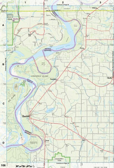 Arkansas Atlas & Gazetteer Page 106 Preview 1