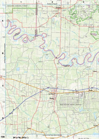 Arkansas Atlas & Gazetteer Page 108 Preview 1