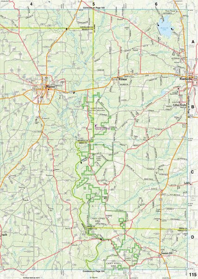 Arkansas Atlas & Gazetteer Page 115 Preview 1