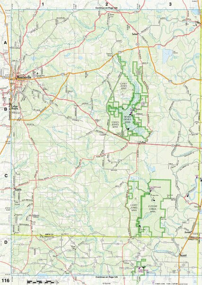 Arkansas Atlas & Gazetteer Page 116 Preview 1