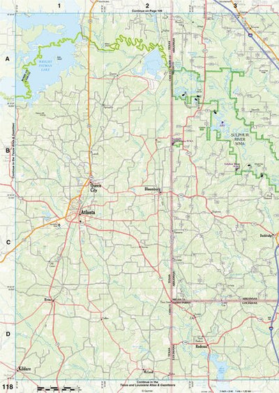 Arkansas Atlas & Gazetteer Page 118 Preview 1