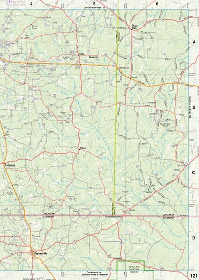 Arkansas Atlas & Gazetteer Page 121 Preview 1