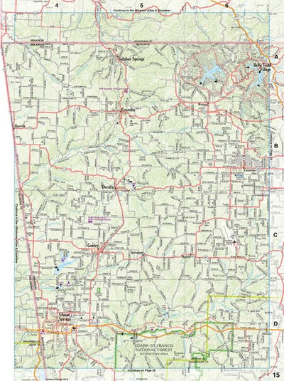 Arkansas Atlas & Gazetteer Page 15 Preview 1