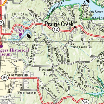 Arkansas Atlas & Gazetteer Page 16 Preview 2