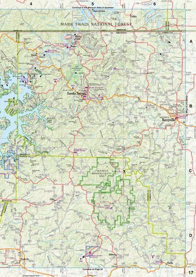 Arkansas Atlas & Gazetteer Page 17 Preview 1