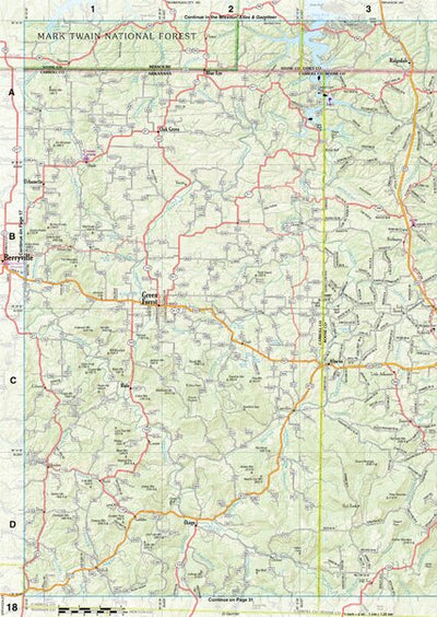 Arkansas Atlas & Gazetteer Page 18 Preview 1