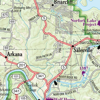 Arkansas Atlas & Gazetteer Page 21 Preview 3