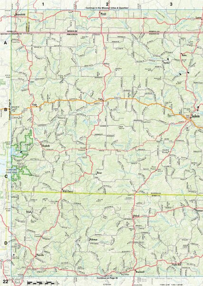 Arkansas Atlas & Gazetteer Page 22 Preview 1