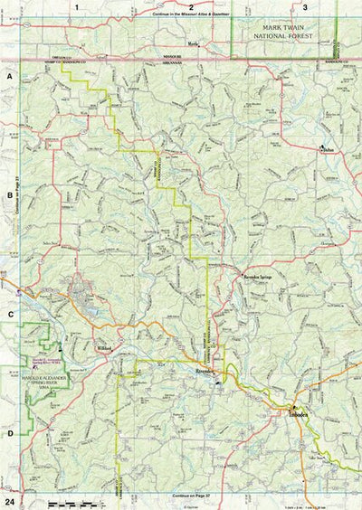 Arkansas Atlas & Gazetteer Page 24 Preview 1