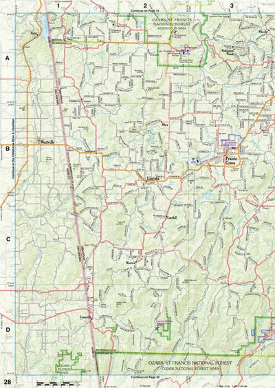 Arkansas Atlas & Gazetteer Page 28 Preview 1