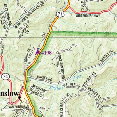 Arkansas Atlas & Gazetteer Page 29 Preview 3