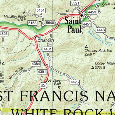 Arkansas Atlas & Gazetteer Page 30 Preview 3