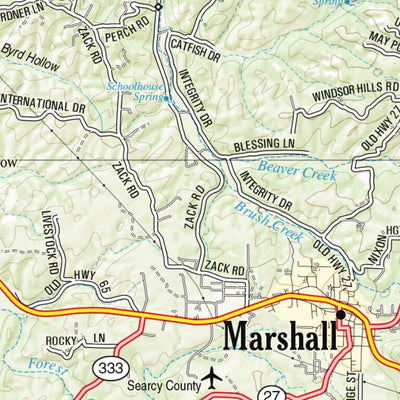 Arkansas Atlas & Gazetteer Page 33 Preview 2