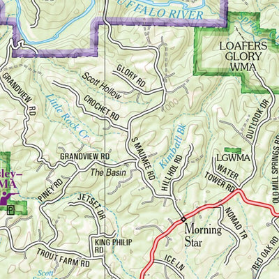 Arkansas Atlas & Gazetteer Page 33 Preview 3