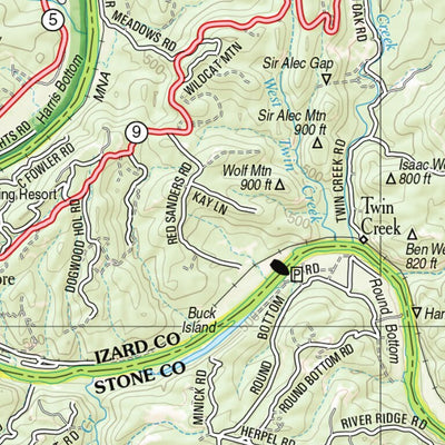 Arkansas Atlas & Gazetteer Page 35 Preview 3