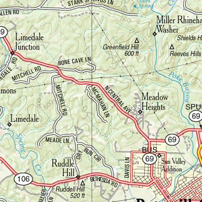 Arkansas Atlas & Gazetteer Page 36 Preview 3