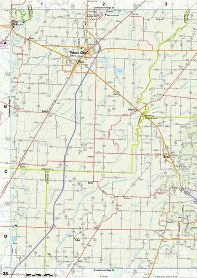 Arkansas Atlas & Gazetteer Page 38 Preview 1
