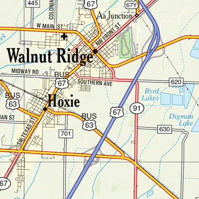 Arkansas Atlas & Gazetteer Page 38 Preview 3