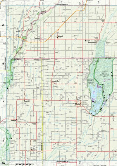 Arkansas Atlas & Gazetteer Page 40 Preview 1