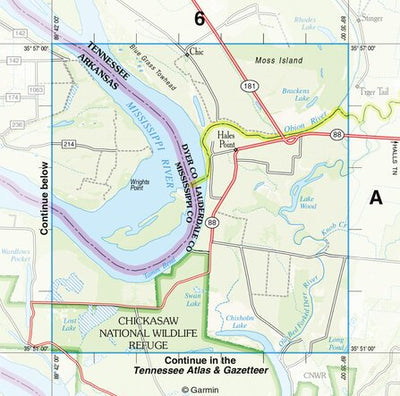 Arkansas Atlas & Gazetteer Page 41 Inset Preview 1