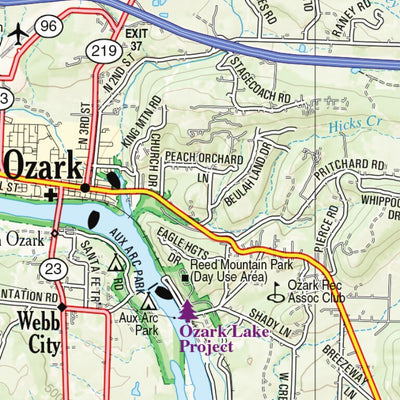 Arkansas Atlas & Gazetteer Page 44 Preview 3