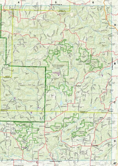 Arkansas Atlas & Gazetteer Page 47 Preview 1