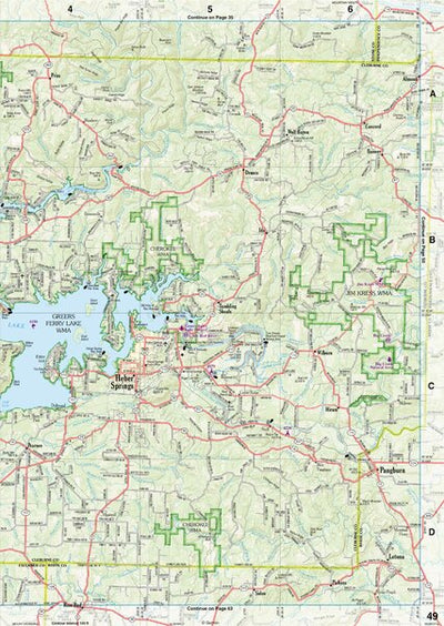 Arkansas Atlas & Gazetteer Page 49 Preview 1