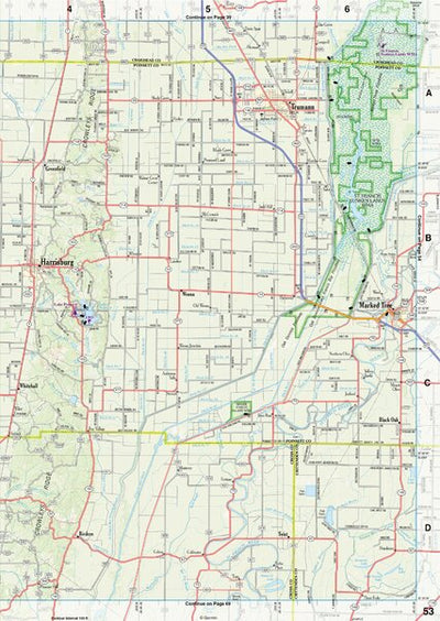 Arkansas Atlas & Gazetteer Page 53 Preview 1